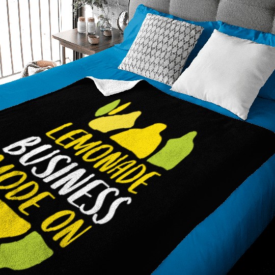 Lemonade Business Mode On Summer Fruit Lemon Baby Blankets