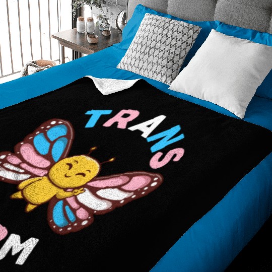 Transgender Monarch Butterfly Trans Form Kawaii Baby Blankets