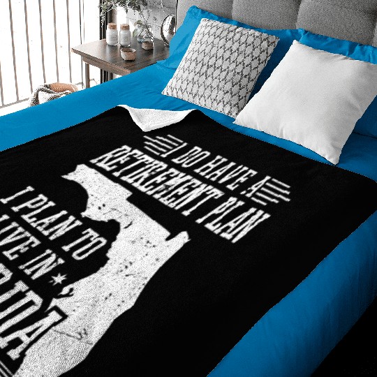 Retirement Plan Florida Baby Blankets