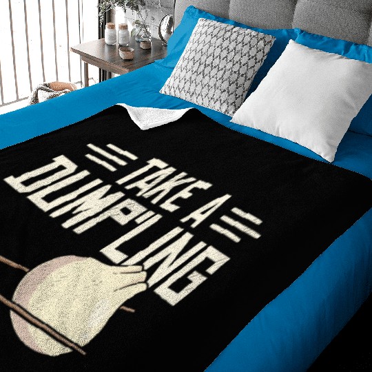 Dumpling Asian Food Chinese Food Fan Baby Blankets