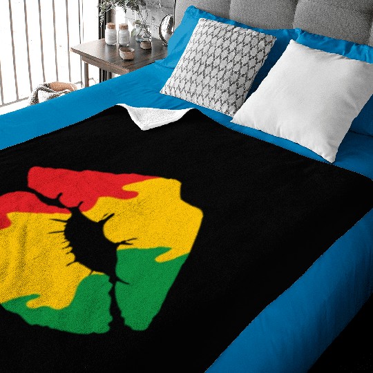 Juneteenth Day 1865, Freedom Day America African Baby Blankets