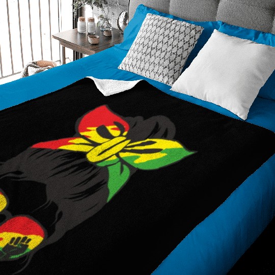 Juneteenth Day 1865, Freedom Day America African Baby Blankets