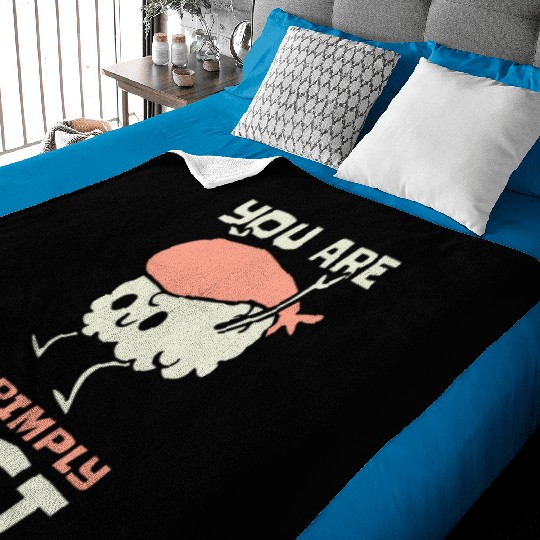 Asian Food Sushi Shrimp Food Sushi Lover Baby Blankets