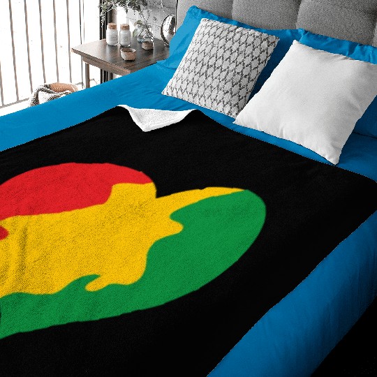 Juneteenth Day 1865, Freedom Day America African Baby Blankets