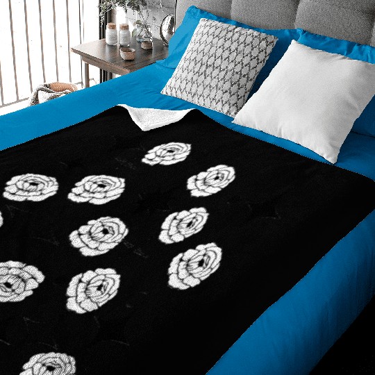 Minimalist and celestial aesthetic flower design Baby Blankets