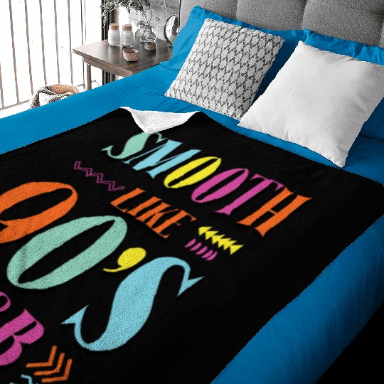 Smooth Like 90's R&B Retro Music Baby Blankets