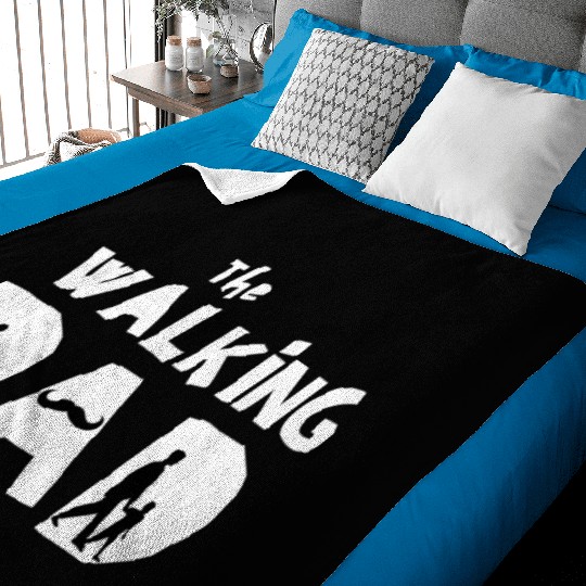 The walking dad - Special Gift For fathers Baby Blankets