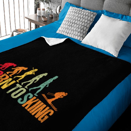 Evolution of Skiing Baby Blankets