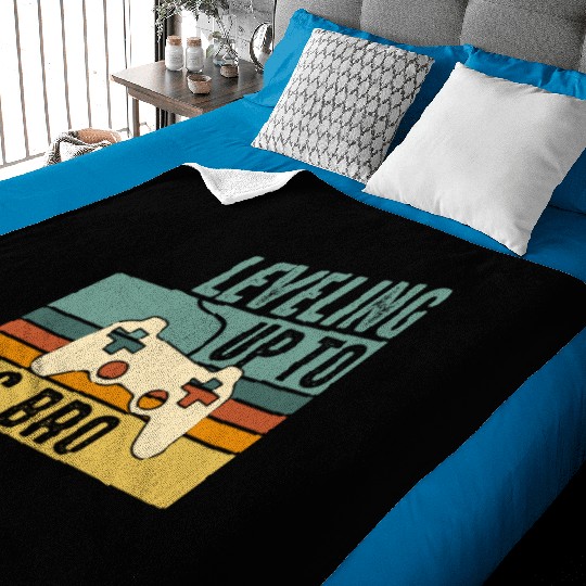 Level up Big Brother 2023 Baby Gamer Boy Baby Baby Blankets