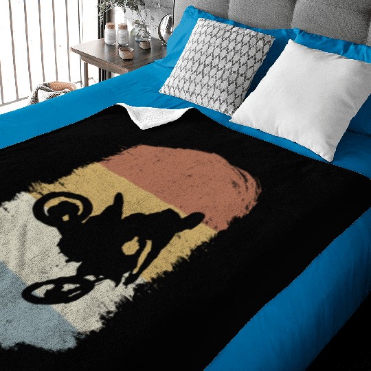 Dirt Bike MX Motocross Supercross Baby Blankets