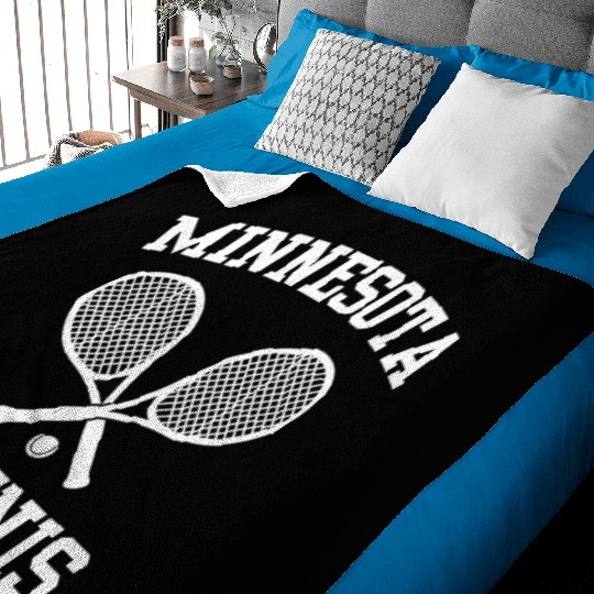 Vintage Minnesota Tennis Baby Blankets