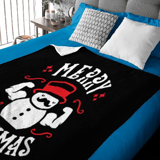 Merry Flexmas (Funny Christmas Gym Pun) Baby Blankets