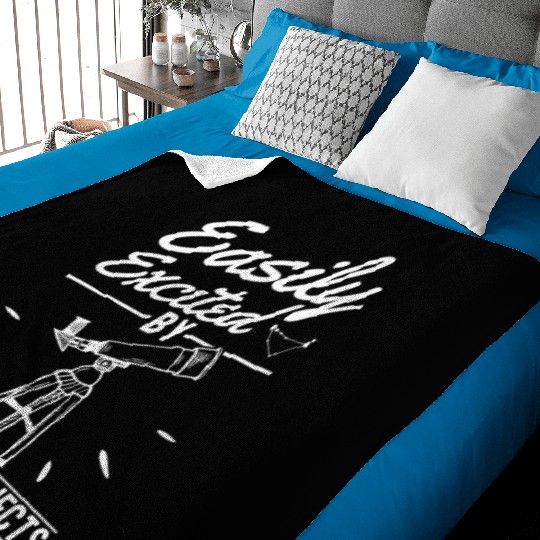 Telescope Owner Celestial Objects Astronomy Baby Blankets