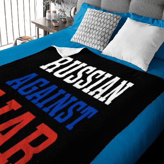 Russian against war Baby Blankets