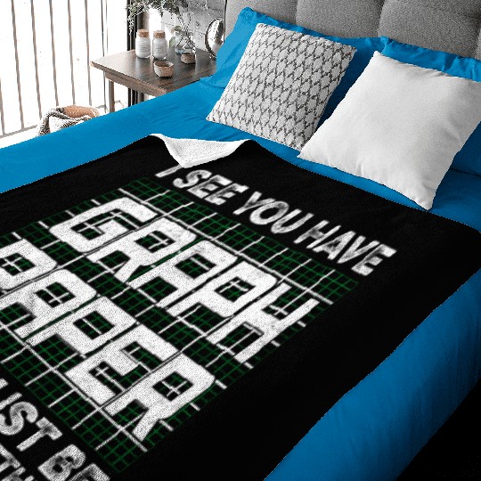 Funny Math Art Mathematics Student Math Lover Fun Baby Blankets