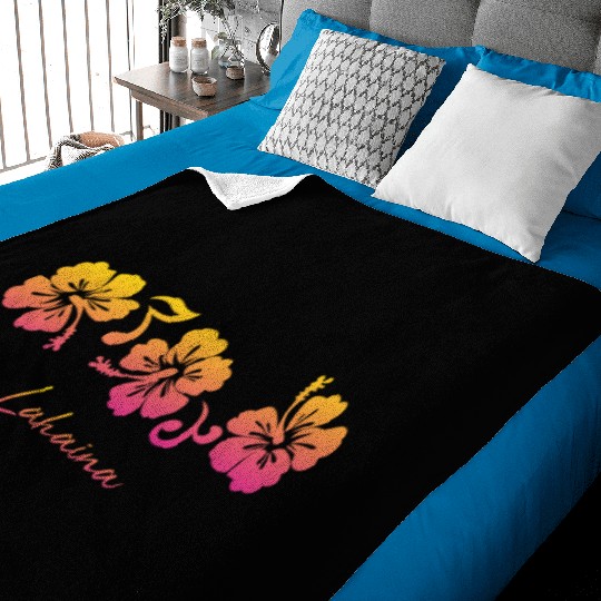 Lahaina Maui Hawaii Baby Blankets