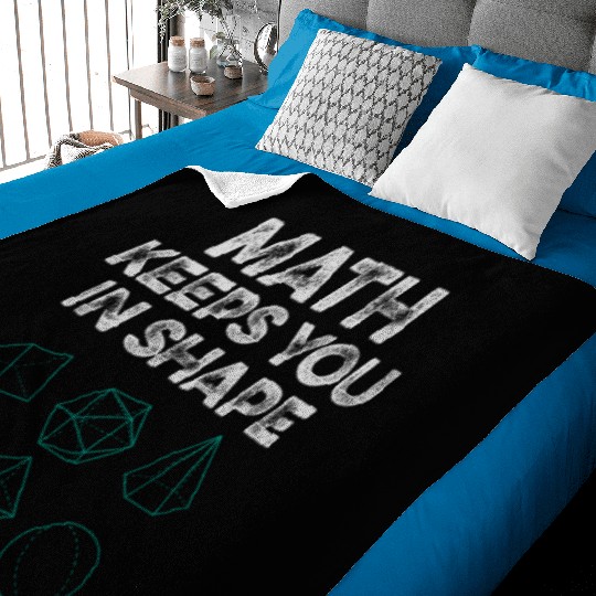 Funny Math Teacher Art Mathematics Equation Lovers Baby Blankets