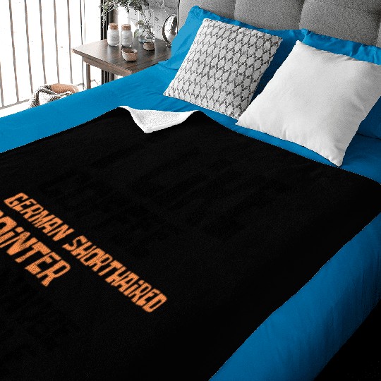 I Like Coffee German Shorthaired and 3 People Baby Blankets