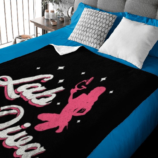 Lab Diva Laboratory Technician Science Lab Tech Baby Blankets
