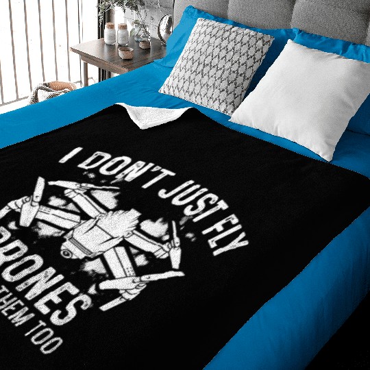 I crash them Funny Man Gift Baby Blankets