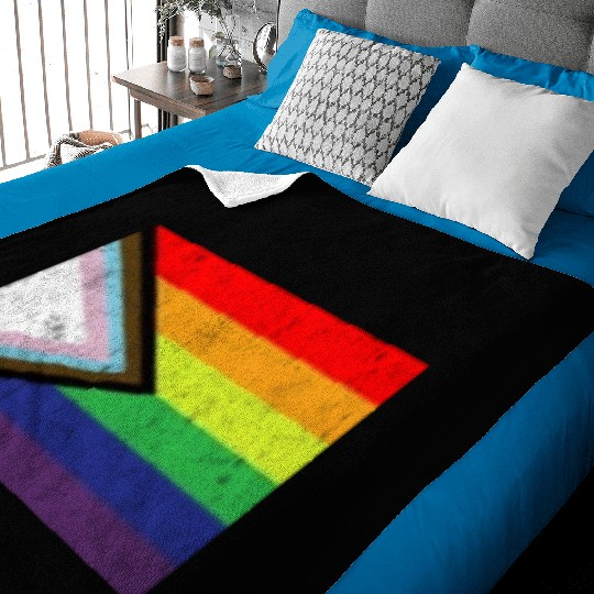 Proud Ally | Pride Month LGBTQ Black Pride Flag Baby Blankets