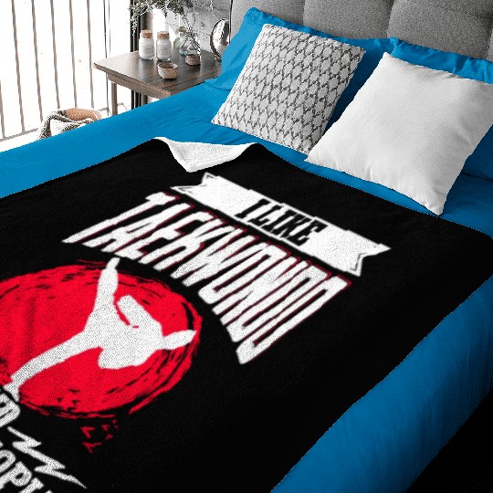 TKD Korean Martial Arts Tae Kwon Baby Blankets