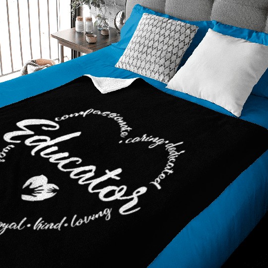 Educator, Teacher appreciation Baby Blankets