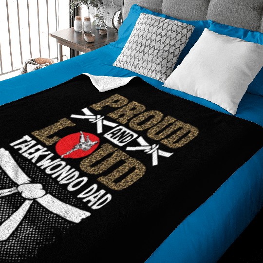 TKD Korean Martial Arts Tae Kwon Baby Blankets