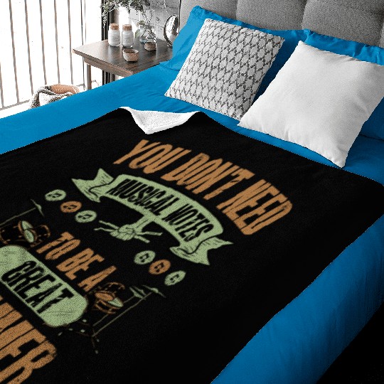 drummer humor gift drums Baby Blankets