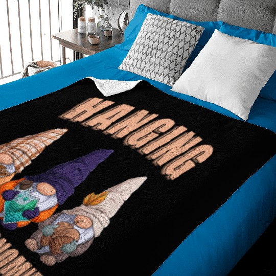 Funny Gardening Gnomes Men Women Gnome Baby Blankets