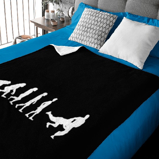 Rugby Evolution Player Coach Rugby Lover Baby Blankets