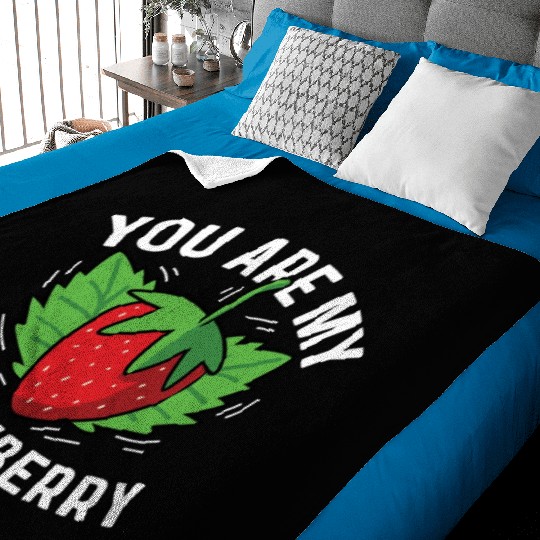 My Strawberry Sweet Person Gift Baby Blankets