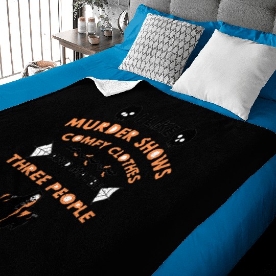I like murder shows comfy clothes Baby Blankets