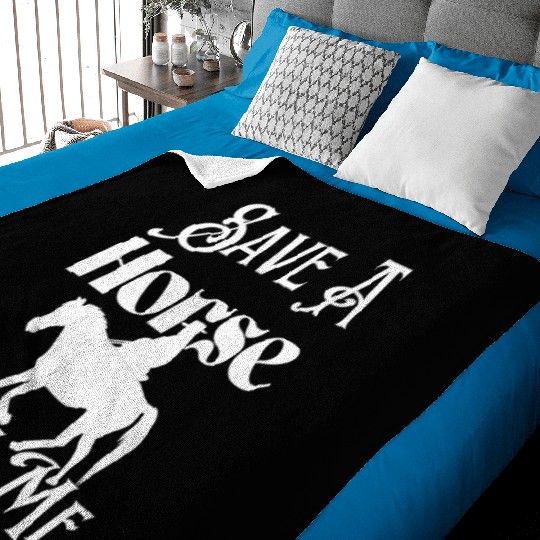 Horse Cowboy Baby Blankets