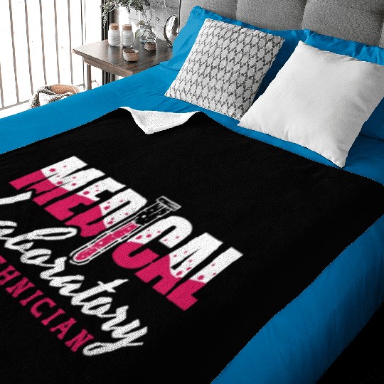 Medical Laboratory Technician Chemist Lab Tech Baby Blankets