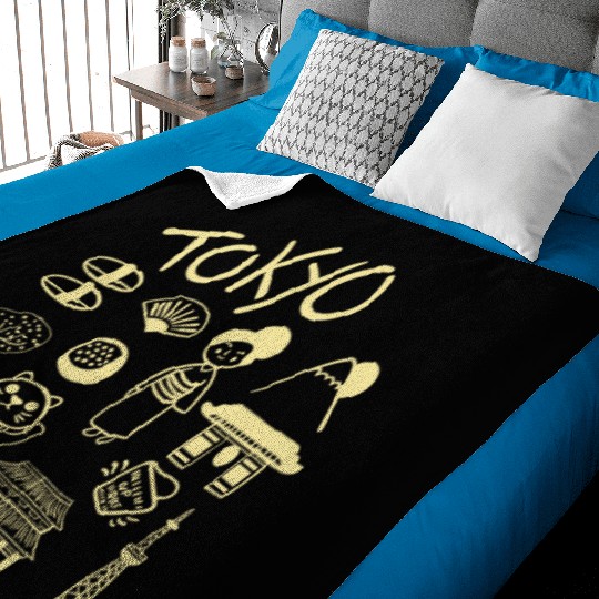 Tokyo & More Tourist Gift Baby Blankets
