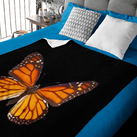 Monarch Butterfly Lover Baby Blankets Plant Milkweed