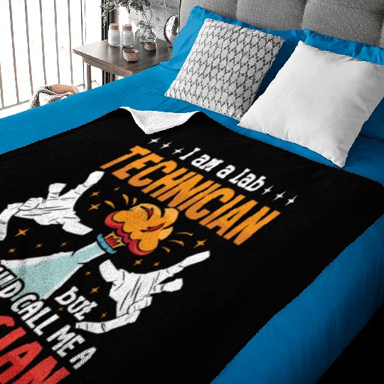 Lab Tech I Am A Lab Technician Laboratory Science Baby Blankets
