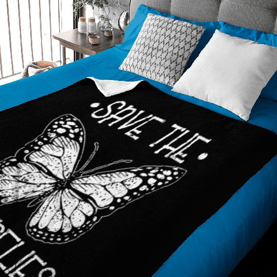 Save The Butterflies Monarch Vintage Collection Baby Blankets