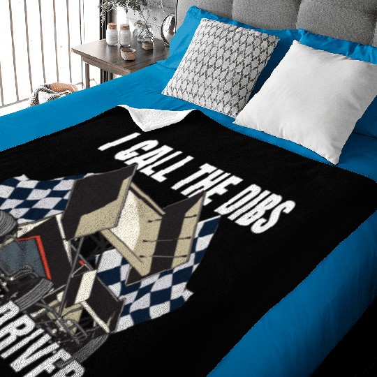 Sprint Car Mom Dirt Track Racing Racing Race Day Baby Blankets