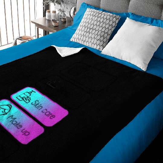 Eat, sleep, skin care, make up, repeat Baby Blankets