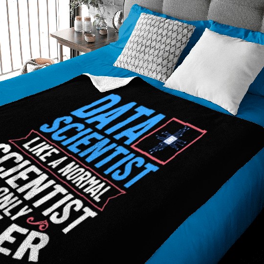 Data Scientist Analyst Statistic Beginner Science Baby Blankets