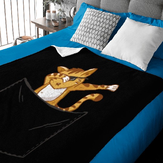 Pocket Cat Baby Blankets