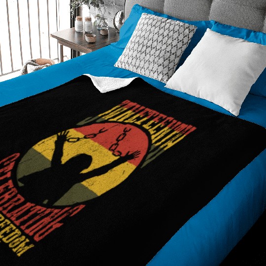 Juneteenth Black History Day Pride Gift Baby Blankets