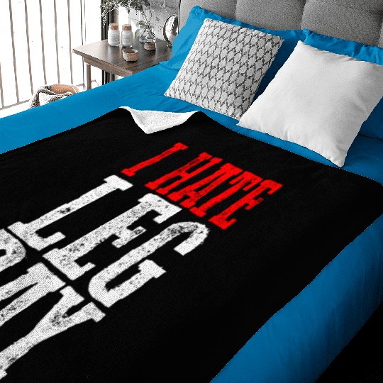 I Hate Leg Day 6 Baby Blankets