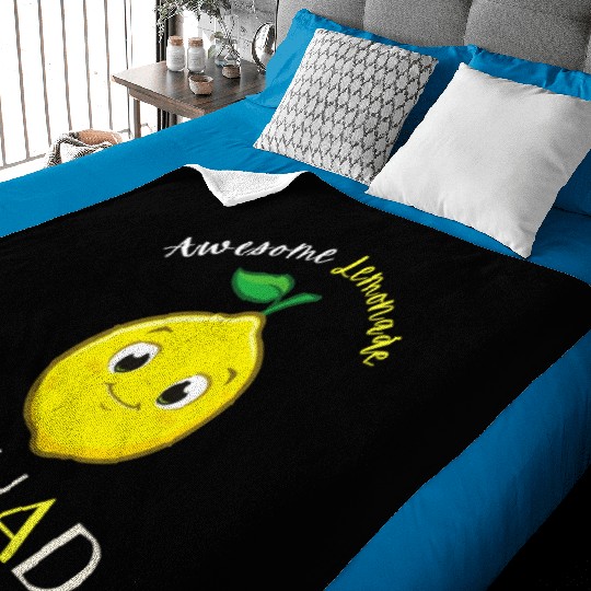 Awesome Lemonade Squad Lemon Lovers For Summer Baby Blankets