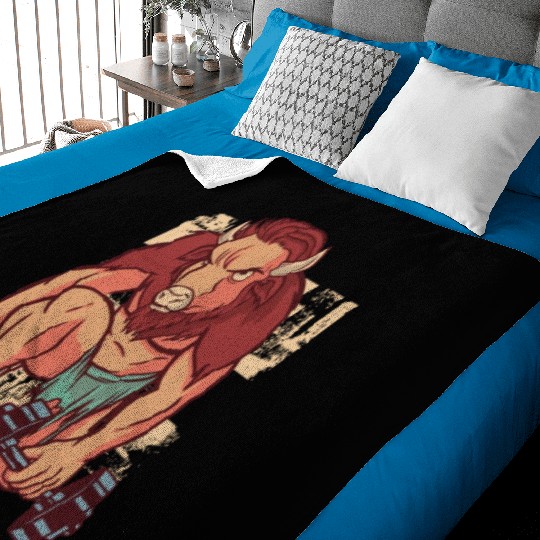 Muscle Buffalo Baby Blankets