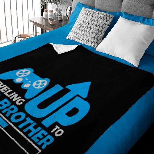 Leveling up big brother Baby Blankets