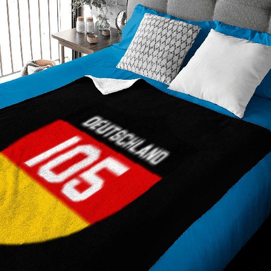 Deutschland 105 germany Baby Blankets