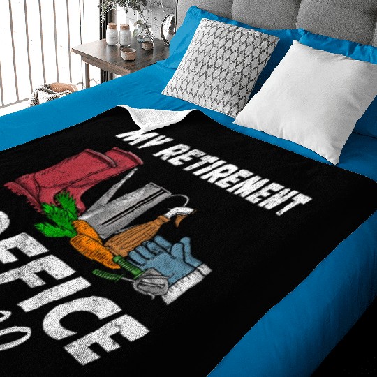 My Retirement Office 2020 Gardening Farming Baby Blankets